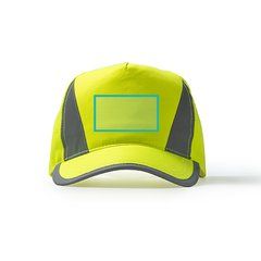Gorra de poliéster con detalles reflectantes | ZONA1 | 90 x 50