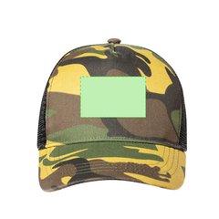 Gorra RPET con cierre rejilla Camuflaje | Area 1 | 80 x 50