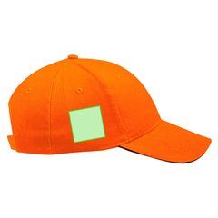 Gorra sandwich algodón peinado de 6 paneles  | Area 5 | 40 x 40