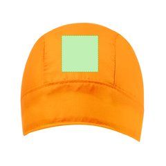 Gorro bandana de cocina con cintas de ajuste | En el frente | 50 x 50