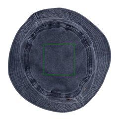 Gorro bob de algodón efecto lavado | Arriba | 70 x 70