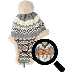 Gorro de punto con orejeras y forro polar | TAG | 32 x 10