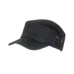 Gorra de algodon Negro