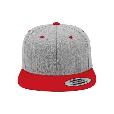 Gorra bicolor snapback Heather / Red