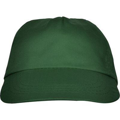 Gorra 5 paneles con ventilación Verde Oscuro Talla Única Adulto