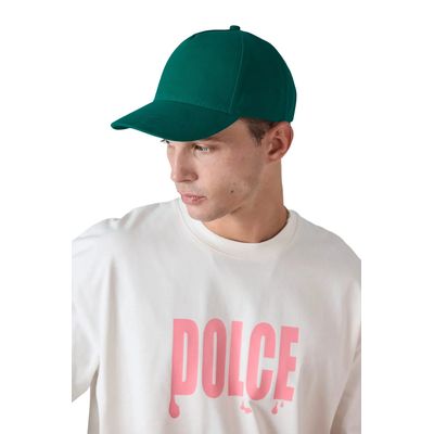 Gorra de algodón grueso con 5 paneles