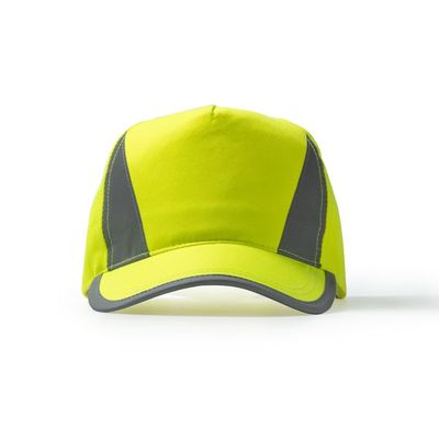 Gorra de poliéster con detalles reflectantes
