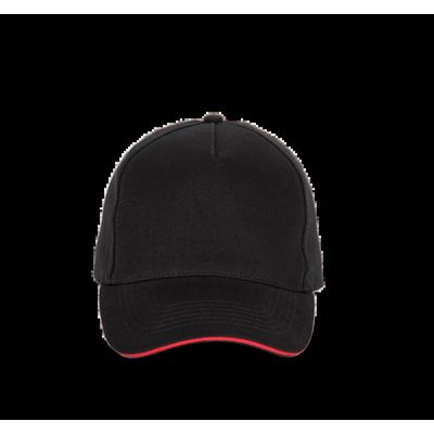 Gorra Cierre ajustable hebilla Black / Red