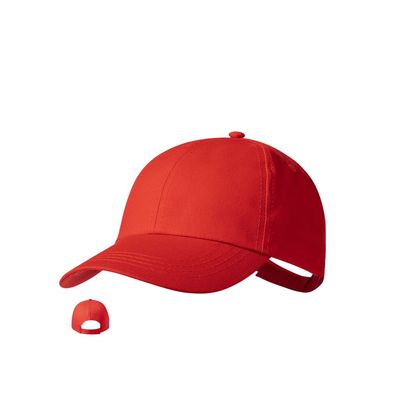 Gorra de algodón con visera
