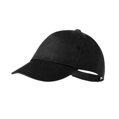 Gorra algodón niño de 5 paneles y cierre de velcro Neg