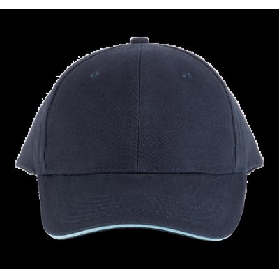 Gorra algodón grueso Navy / Sky Blue