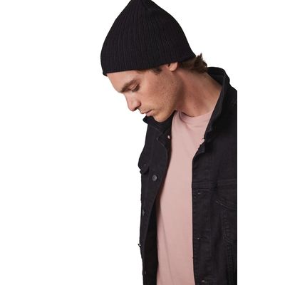 Gorro de punto acanalado 100% acrílico