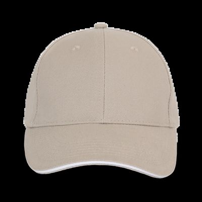 Gorra algodón grueso Beige / White