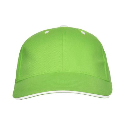Gorra de algodón con cinta antisudoral Verde Oasis UNICA