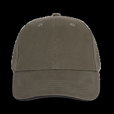 Gorra algodón grueso Khaki / Black