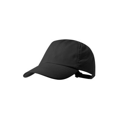 Gorra microfibra con redecilla transpirable Neg