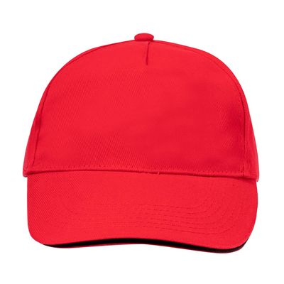 Gorra sandwich de 5 paneles 100 % algodón