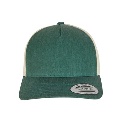 Gorra retro bicolor Green / Beige