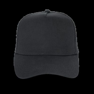 Gorra trucker algodón orgánico Black