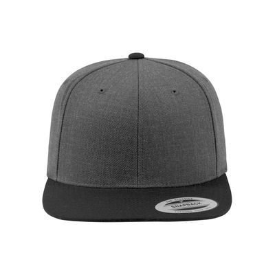 Gorra bicolor snapback Charcoal / Black
