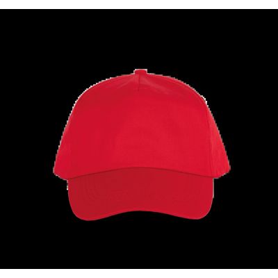 Gorra 5 paneles ajustable Red