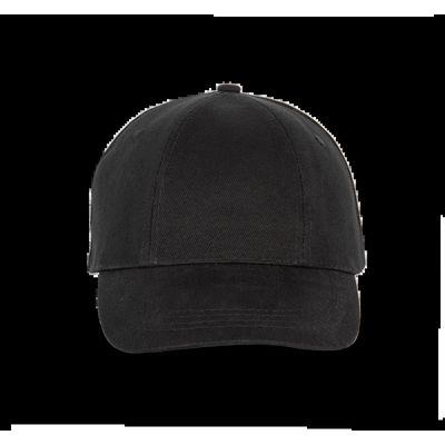 Gorra 6 paneles algodón Black