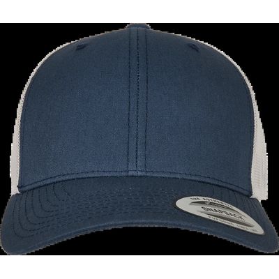 Gorra trucker retro bicolor Navy / Silver