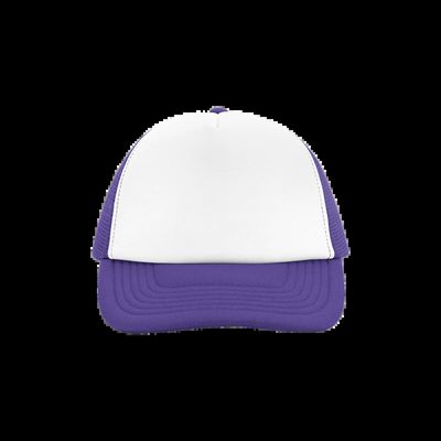 Gorra vintage poliéster Purple / White