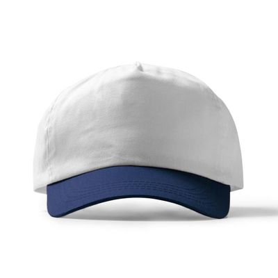 Gorra de algodón con modelos bicolor Blanco/Marino Talla Única Adulto