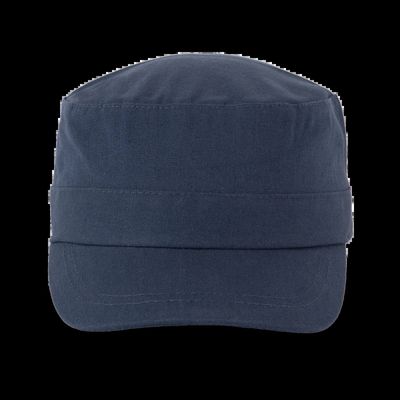Gorra de algodón con cierre de velcro Navy