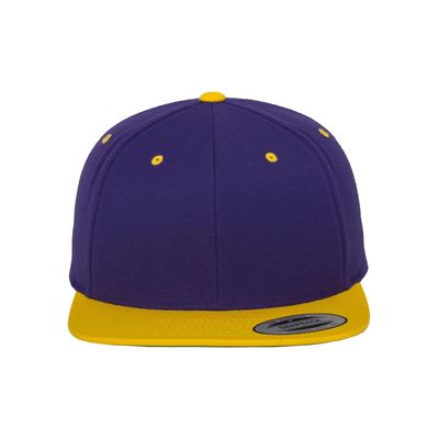 Gorra bicolor snapback Purple / Gold