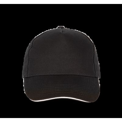 Gorra con sandwich contrastado Black / White