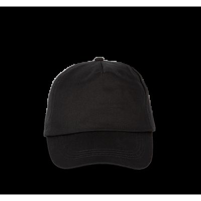 Gorra 5 paneles ajustable Black