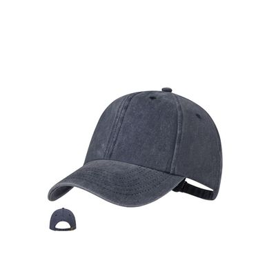 Gorra de algodón con cierre y ventilación