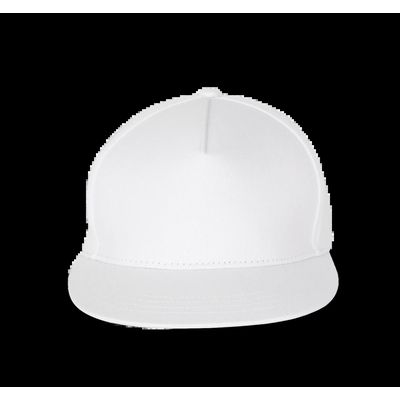 Gorra snapback de algodón White