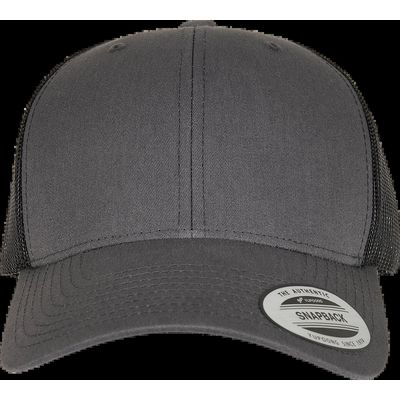 Gorra trucker retro bicolor Charcoal / Black