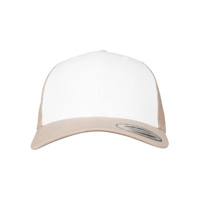 Gorra Retro con rejilla Khaki / White