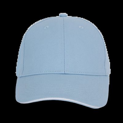 Gorra algodón grueso Sky Blue / White