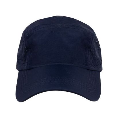 Gorra de microfibra con agujeros Azul Marino