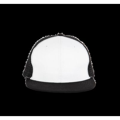 Gorra trucker visera plana White / Black
