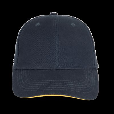 Gorra algodón grueso Navy / Yellow