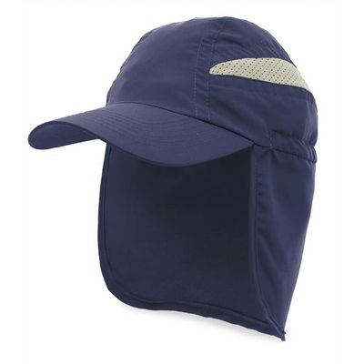 Gorra de microfibra con solapa trasera Ma