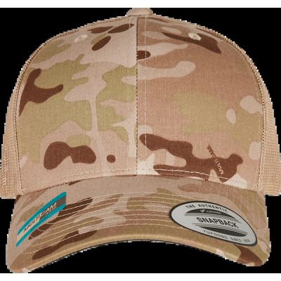 Gorra retro ajustable Multicam Arid / Tan