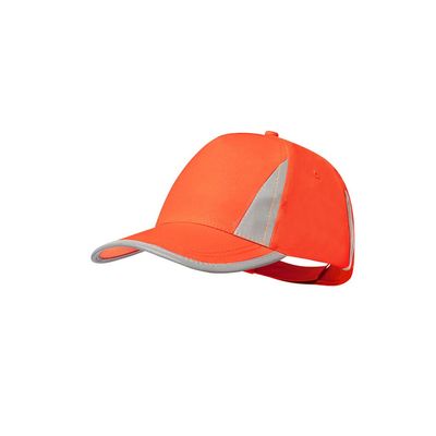 Gorra de poliéster con cierre de velcro