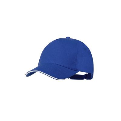 Gorra RPET con cierre de velcro Azul