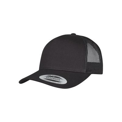 Gorra trucker retro snapback Black