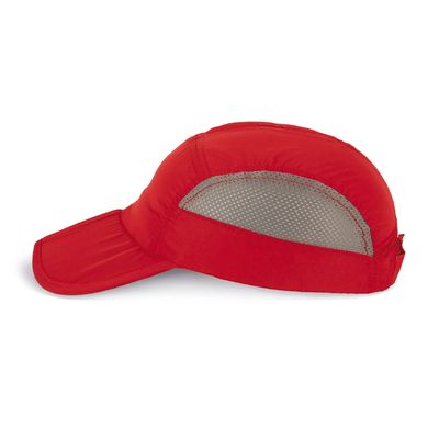 Gorra plegable de microfibra con velcro