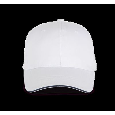 Gorra sandwich 6 paneles White / Navy