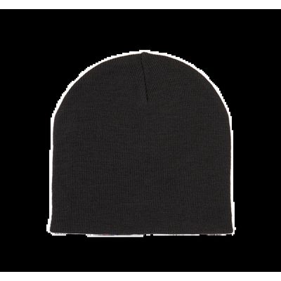 Gorro de punto fino reciclado Black