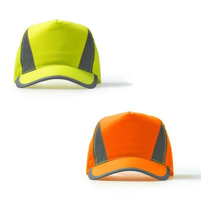 Gorra de poliéster con detalles reflectantes